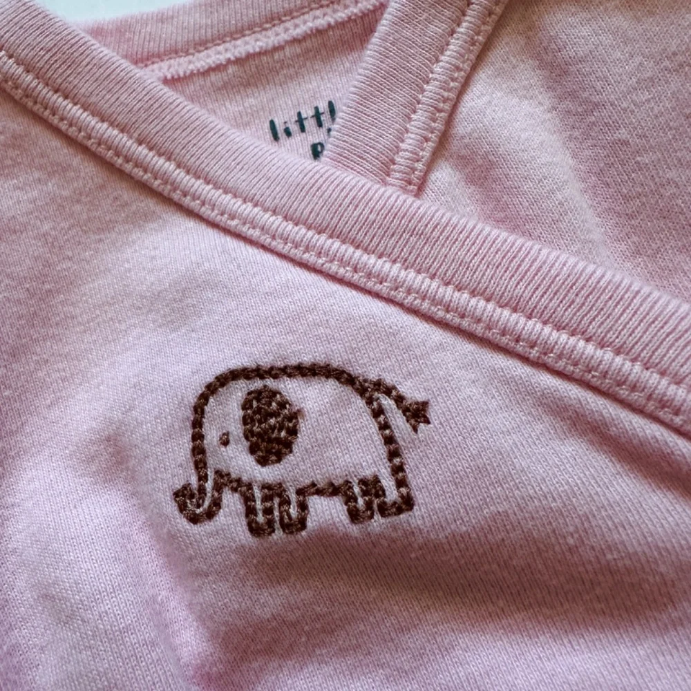 Baby Girl Matching Set 3 Piece Rose Pink Elephants
